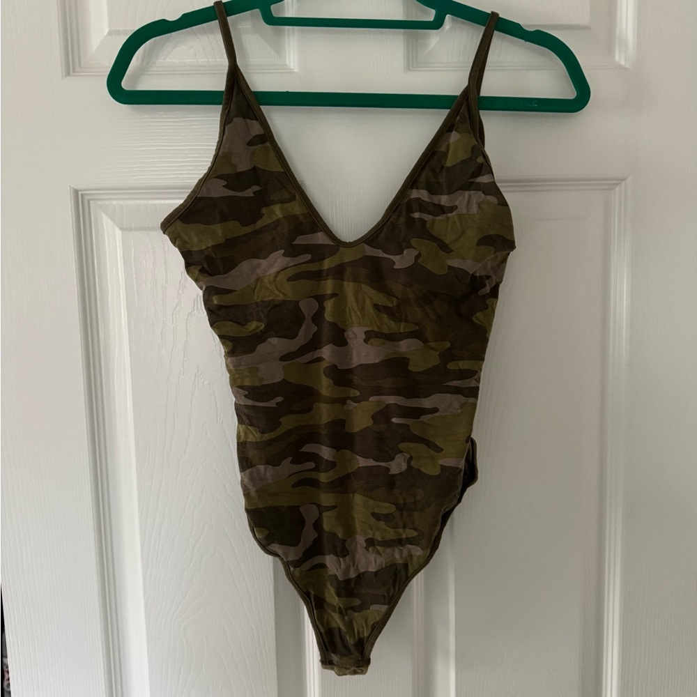 Camo One Piece Bodysuit